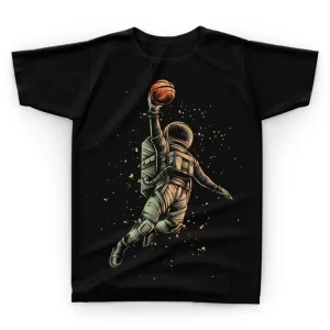 Camiseta Astronauta basquete