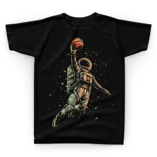Camiseta Astronauta basquete