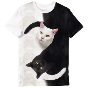 Camiseta Gatos Enroscados