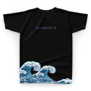 Camiseta Japão Oriental Ondas