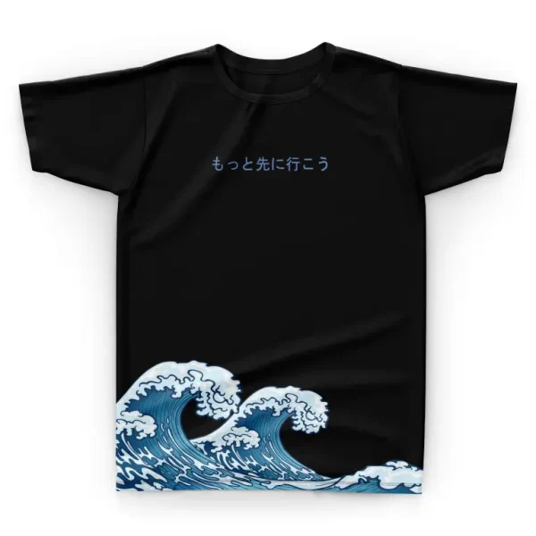 Camiseta Japão Oriental Ondas