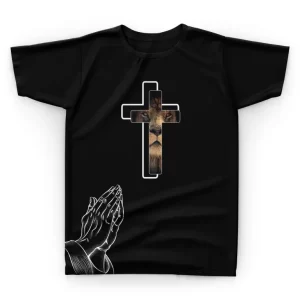 Camiseta Leão De Judá Cruz Oração