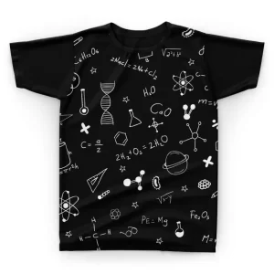 Camiseta Cálculos Equação Química