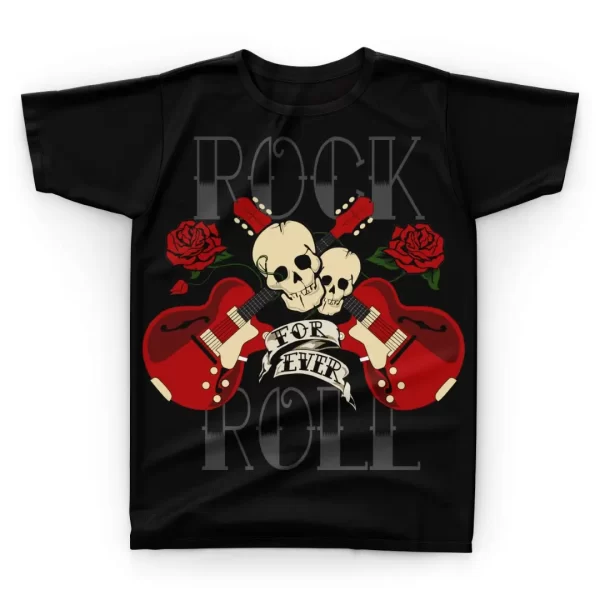 Camiseta Música Rock 'n' Roll
