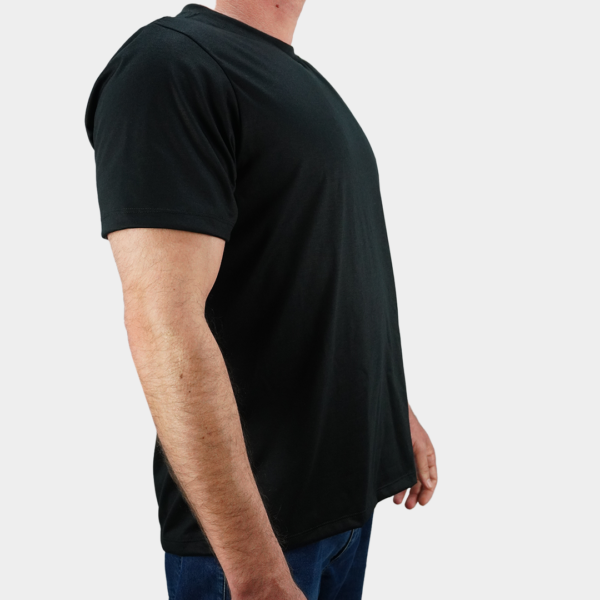Kit de 3 camisetas de poliviscose - 3 Peças pretas - Image 3