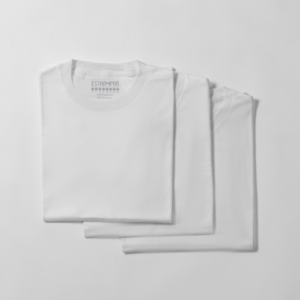 Kit de 3 camisetas de poliviscose - 3 Peças brancas