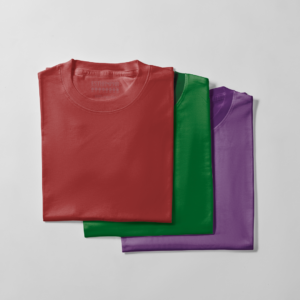 Kit de 3 camisetas de algodão - 3 Peças sortidas
