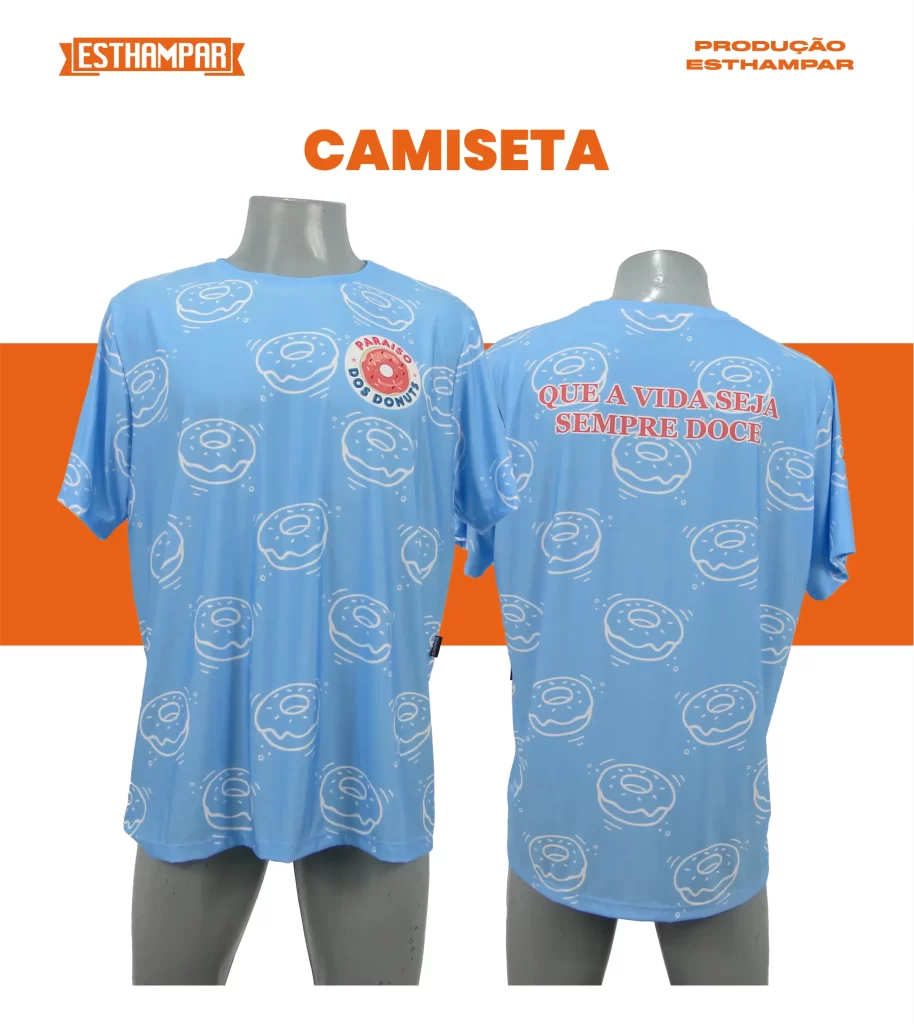Camiseta Personalizada Dry Fit com Elastano