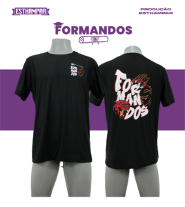 Confecção de camisetas formandos