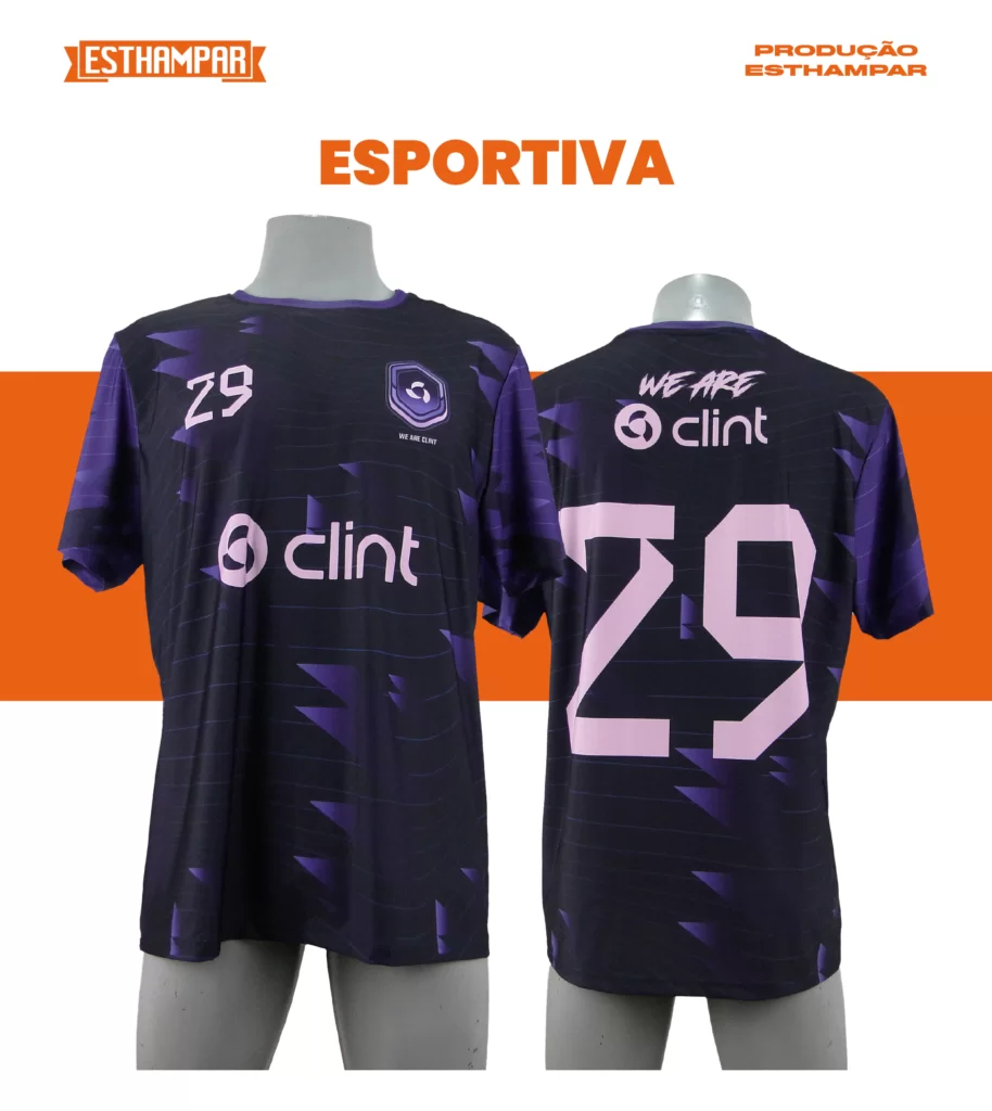 Camisa uniforme futebol