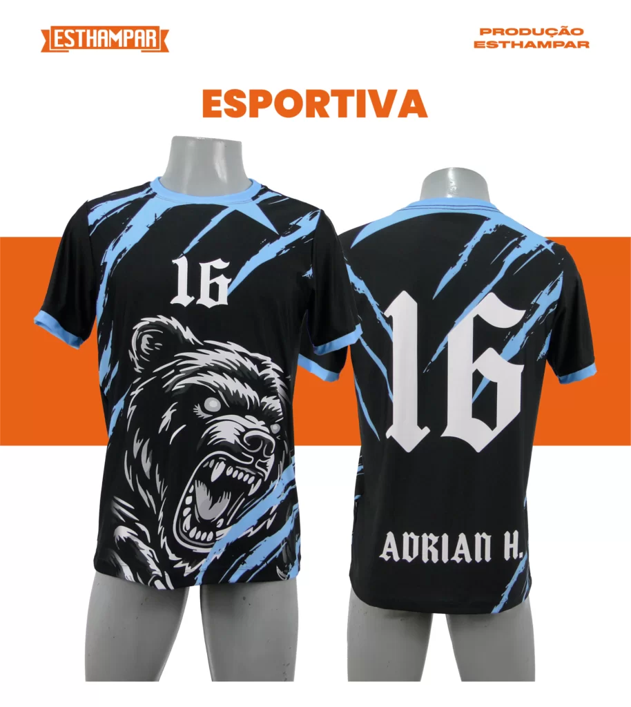 Camiseta equipe gincana escolar