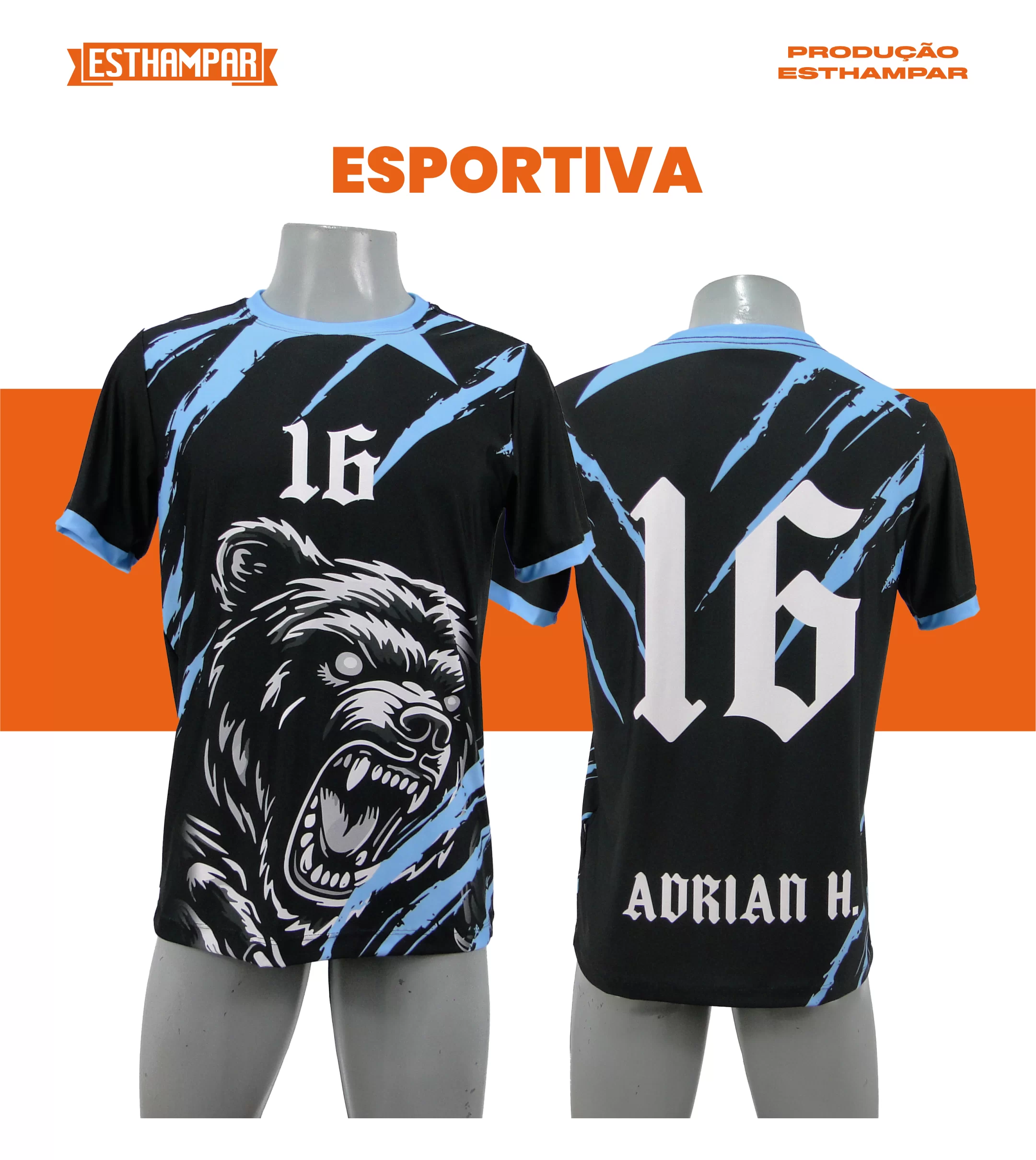 Camiseta equipe gincana escolar