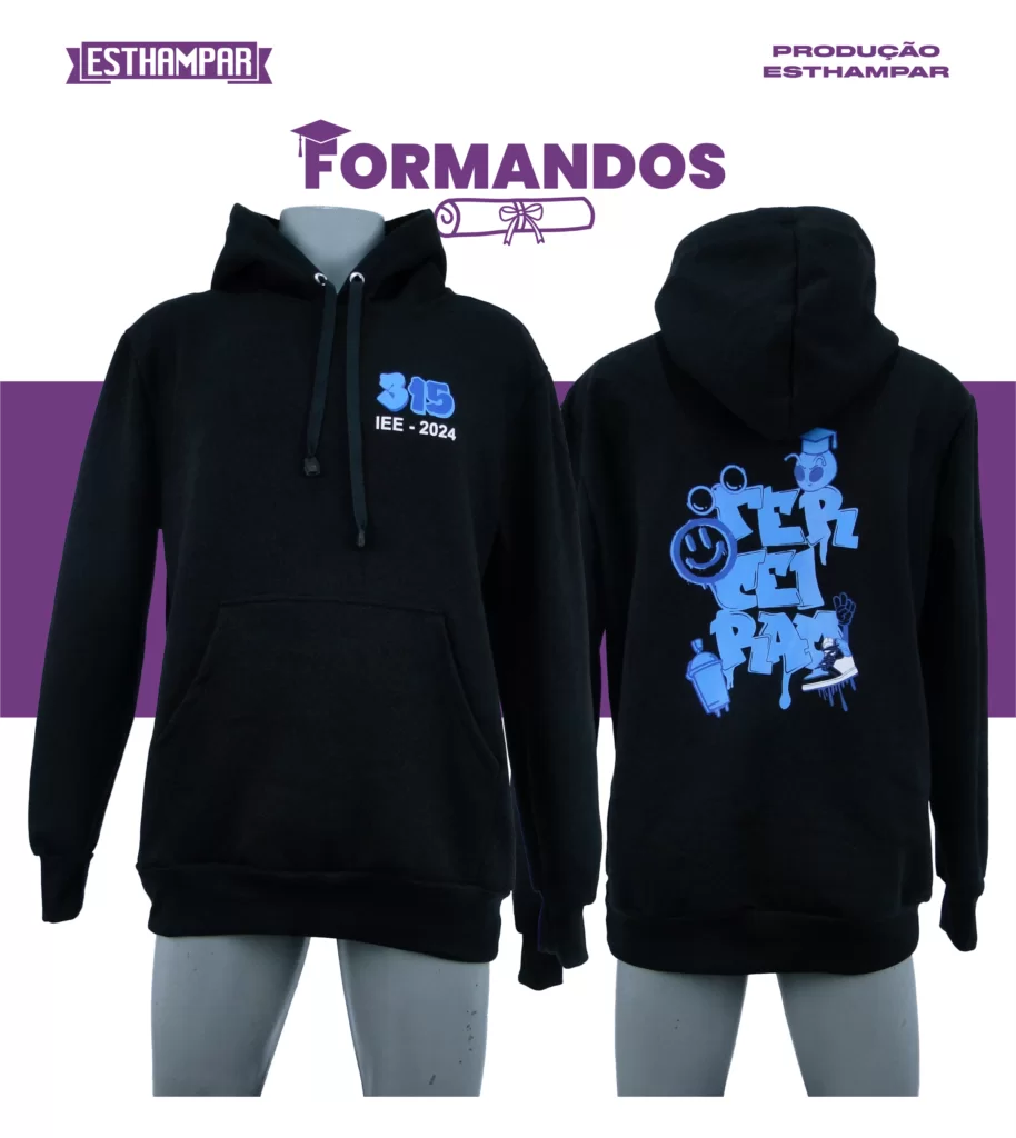 Moletom terceirão personalizado