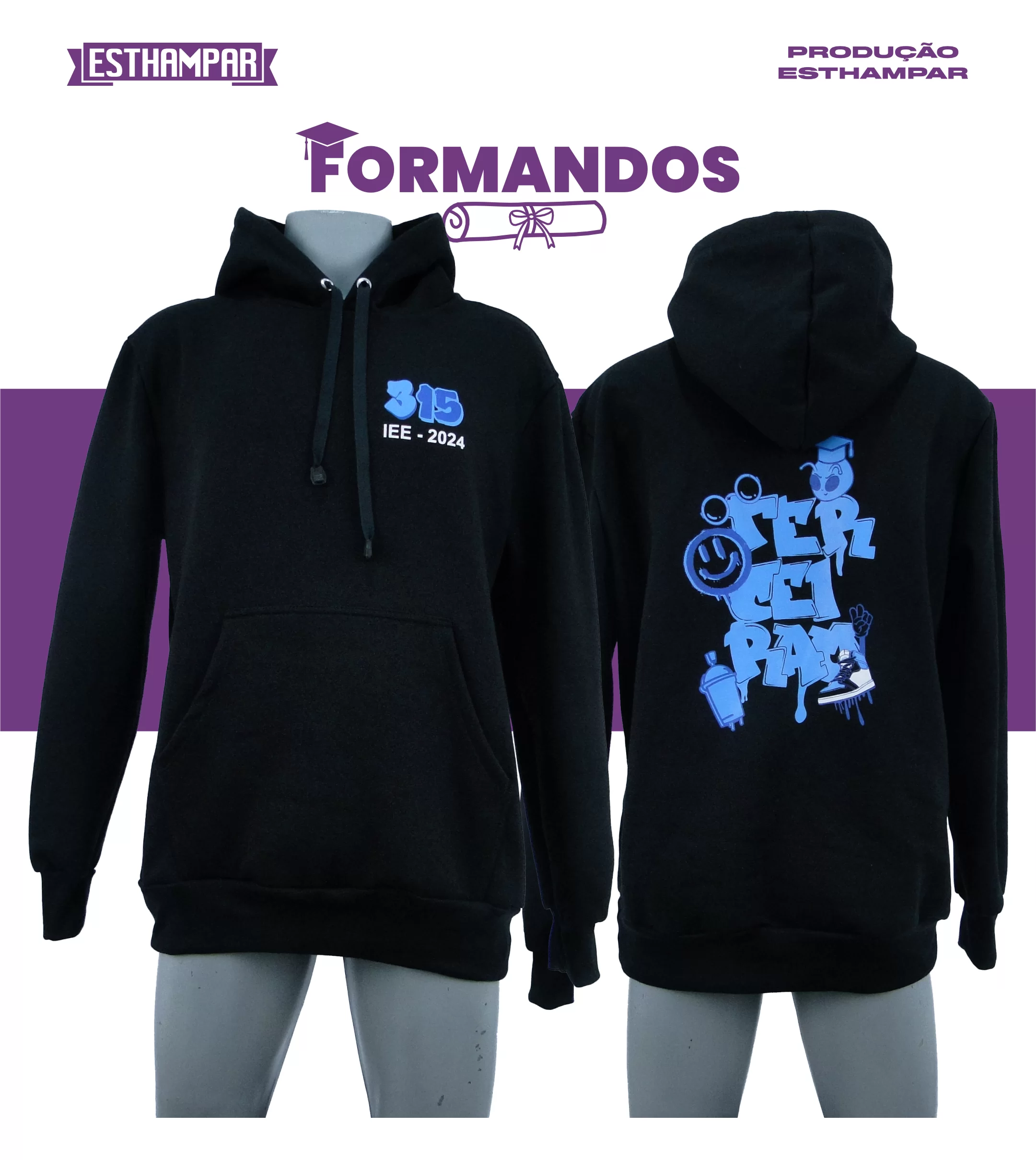 Moletom terceirão personalizado