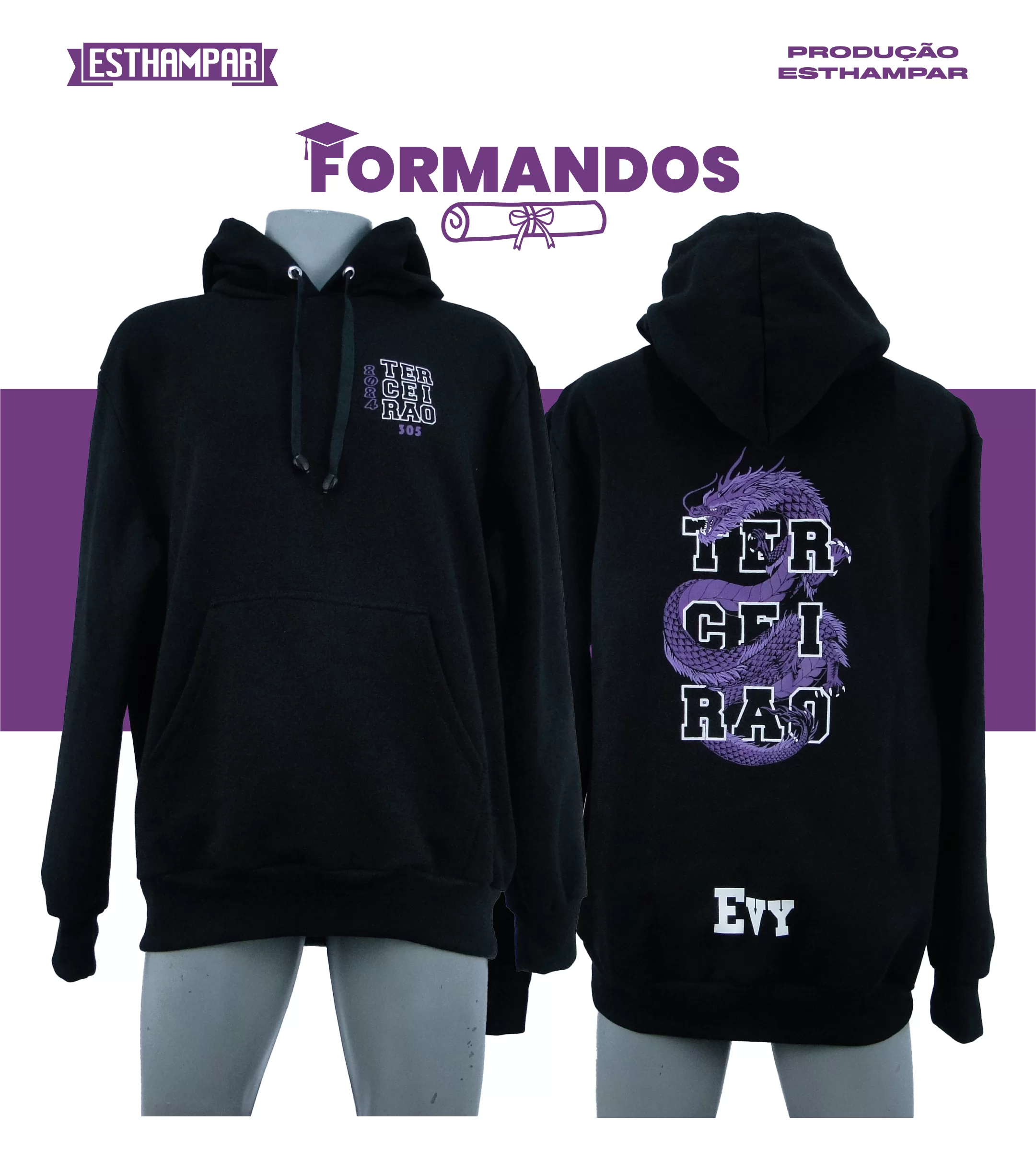 Moletom formatura personalizado